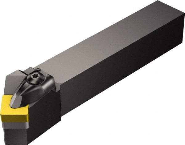 Sandvik Coromant - DSSNR/L, Right Hand Cut, 45° Lead Angle, 40mm Shank Height x 40mm Shank Width, Negative Rake Indexable Turning Toolholder - 265.99mm OAL, SNMG 25 07 24, SNMG 856 Insert Compatibility, Series T-Max P - Exact Industrial Supply