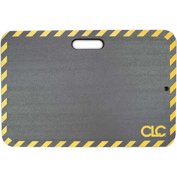 Anti-Fatigue Mat: 21″ Length, 14″ Wide, 1″ Thick, Nitrile Rubber, Straight Edge, Heavy-Duty Smooth, Black, Dry & Wet
