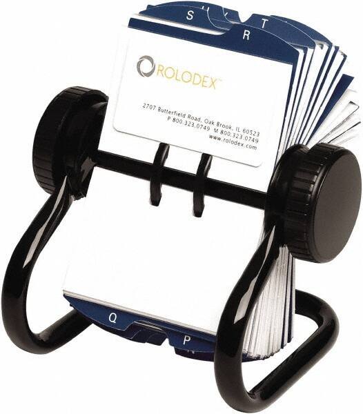 Rolodex - 400 Open Rotary - 6-1/2 x 5-5/8 x 5-1/8" - Exact Industrial Supply