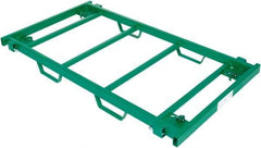 Greenlee - 50-1/4" Long x 28-1/4" Wide x 4-5/8" High, Cart Base Unit - 2,500 Lb Capacity - Exact Industrial Supply