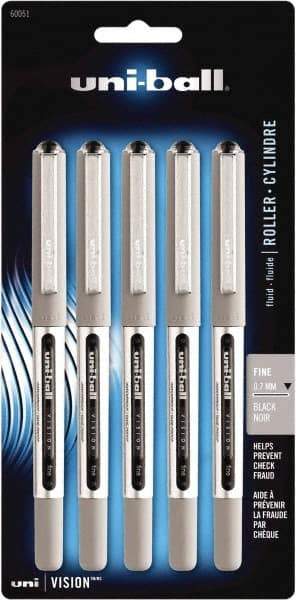 Uni-Ball - Roller Ball 0.7mm Stick Pen - Black - Exact Industrial Supply