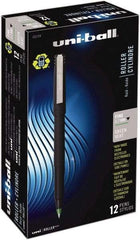 Uni-Ball - Roller Ball 0.7mm Stick Pen - Green - Exact Industrial Supply