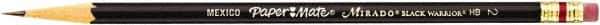 Paper Mate - #2HB Pencil,12 Pack - Black - Exact Industrial Supply