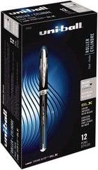 Uni-Ball - Roller Ball 0.8mm Stick Pen - Blue & Black - Exact Industrial Supply