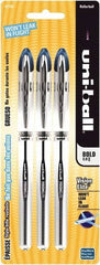 Uni-Ball - Roller Ball 0.8mm Stick Pen - Blue & Black - Exact Industrial Supply