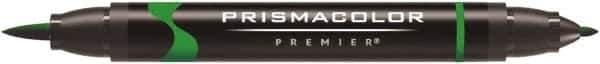 Prismacolor - True Green Art Marker - Brush Tip, Alcohol Based Ink - Exact Industrial Supply