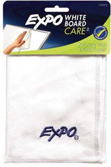 Expo - Polishing Cloth Dry Erase Surface Cleaner - For Use with Dry Erase Marker Boards & White Boards - Exact Industrial Supply
