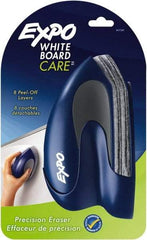 Expo - Dry Eraser - Includes 8 Peel Off Layers, For Use with Dry Erase Marker Boards - Exact Industrial Supply