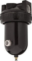PRO-SOURCE - 300 CFM Oil/Water Condensate Separation Filter - 1" 250 psi, Manual Drain - Exact Industrial Supply