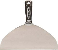 Hyde Tools - 10" Wide Flexible Blade Stainless Steel Joint Knife - Flexible, Plastic Handle - Exact Industrial Supply