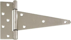National Mfg. - 6-5/8" Long, Stainless Steel Coated Extra Heavy Duty - 10" Strap Length, 2-9/32" Wide Base - Exact Industrial Supply