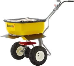 Trynex - 160 Lb Polyethylene Walk Behind Broadcast Landscape Spreader - 12" Pneumatic Wheels - Exact Industrial Supply