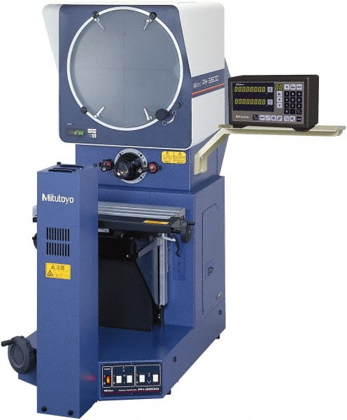 Mitutoyo - Optical Comparators & Profile Projectors Orientation: Horizontal Magnification: 10x - Exact Industrial Supply