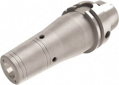 Seco - 8mm Hole Diam, HSK63A Taper Shank Shrink Fit Tool Holder & Adapter - 5.118" Projection, 0.945" Nose Diam, 1.476" Clamping Depth, 45,000 RPM, Through Coolant - Exact Industrial Supply