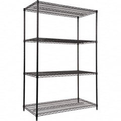 ALERA - 4,000 Lb Capacity 4 Shelf Wire Shelving - Starter Unit - Exact Industrial Supply