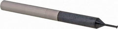 Scientific Cutting Tools - 72 to 90 TPI, Internal/External Single Profile Thread Mill - #0" Noml Diam, 0.04" Cut Diam, 1/8" Shank Diam, 2 Flute, 0.022" Neck Diam, 1/8" Neck Length, 1-1/2" OAL, AlTiN+ Finish - Exact Industrial Supply