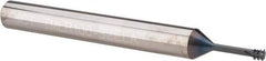 Scientific Cutting Tools - #6-32 UNC, 0.1" Cutting Diam, 3 Flute, Solid Carbide Helical Flute Thread Mill - Internal Thread, 0.4" LOC, 2-1/2" OAL, 1/4" Shank Diam - Exact Industrial Supply