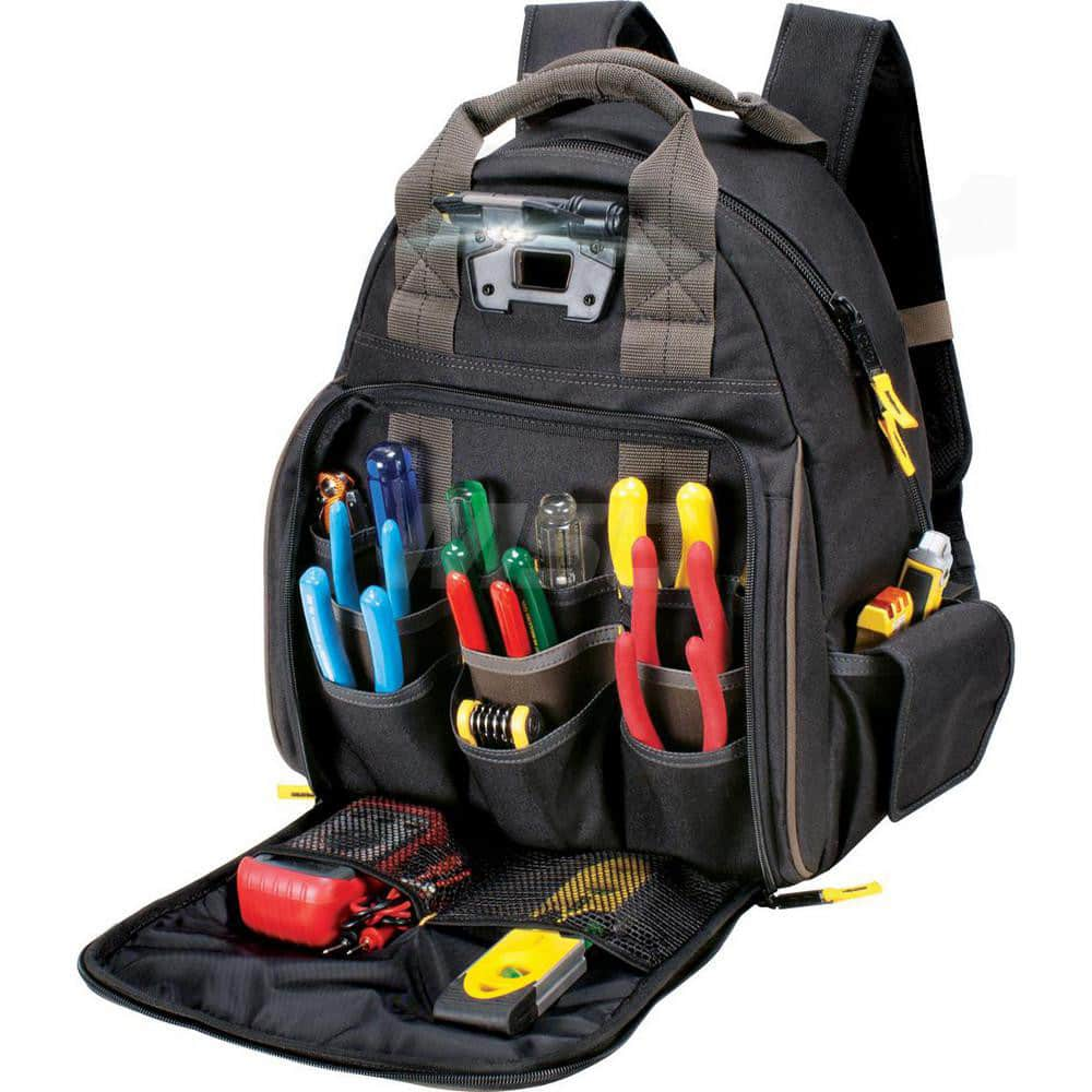 Tool Bag & Tote: 53 Pocket 14.5″ OAW, Polyester