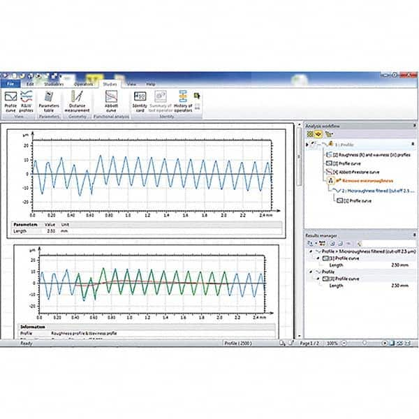 Starrett - Analysis Software with Cable - Exact Industrial Supply