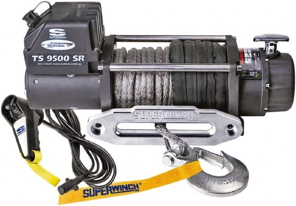 Superwinch - 9,500 Lb Capacity, 80' Cable Length, Automotive Heavy-Duty Recovery Winch - Exact Industrial Supply