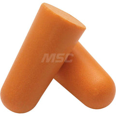 Earplug: Foam, Contoured, Roll Down, Uncorded Orange