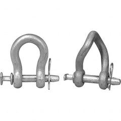 Campbell - Shackles Nominal Chain Size: 7/8 Load Limit (Ton): 8.00 - Exact Industrial Supply