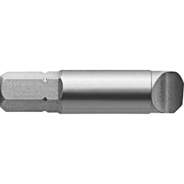Slotted Screwdriver Bits; Reversible: NonReversible; Blade Width (Decimal Inch): 0.274; Point Size: #1; Blade Width (Decimal Inch): 0.274