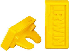 Irwin - Level Replacement End Cap Mount - Yellow, Use with 2500 & 2550 Series Levels - Exact Industrial Supply