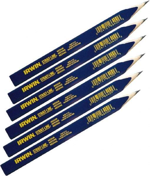 Irwin - Carpenter Pencils Type: Carpenter Pencil Material: Medium Lead - Exact Industrial Supply