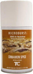 Rubbermaid - 5.3 oz Air Freshener Dispenser Aerosol Refill - Cinnamon Spice, Compatible with Microburst 9000 Dispensers - Exact Industrial Supply