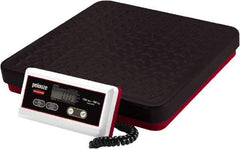 Rubbermaid - 150 Lb Capacity, LCD Receiving Scale - 0.2 Lb Graduation, Low-Profile, Non-Skid Platform & Tare Feature - Exact Industrial Supply