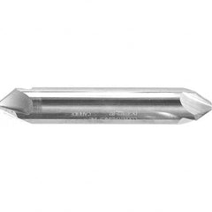 Melin Tool - 5/8" Head Diam, 5/8" Shank Diam, 4 Flute 100° Solid Carbide Countersink - Exact Industrial Supply