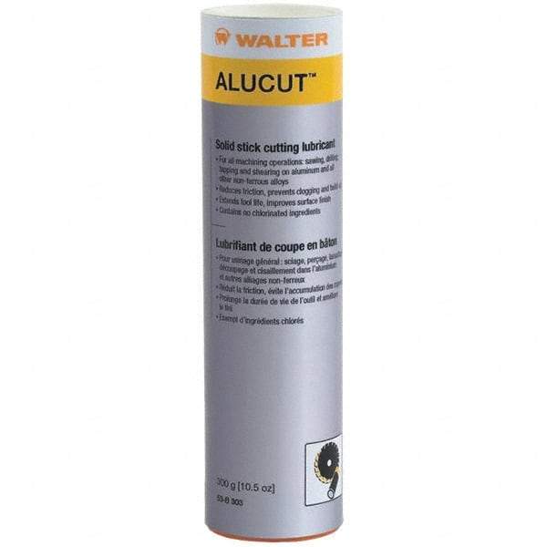 WALTER Surface Technologies - AluCut, 10.5 oz Stick Cutting Fluid - Solid Stick, For Drilling, Sawing, Tapping - Exact Industrial Supply