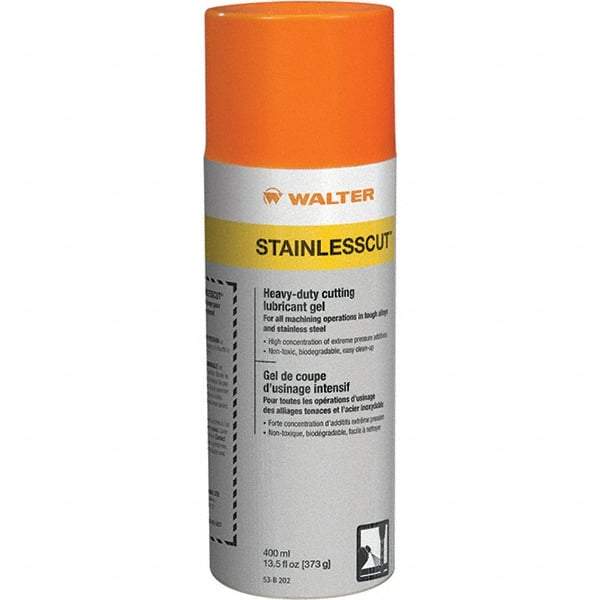 WALTER Surface Technologies - StainlessCut, 11 oz Aerosol Cutting Fluid - Aerosol, For Broaching, Drilling, Milling, Reaming, Sawing, Turning - Exact Industrial Supply