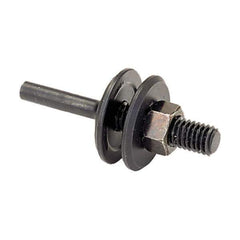 WALTER Surface Technologies - 3/8" Hole, Wheel Mandrel - 5/16" Shank Diam - Exact Industrial Supply