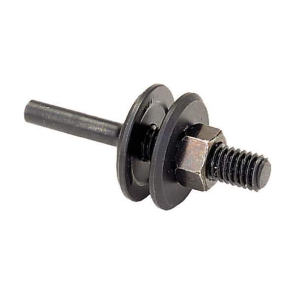 WALTER Surface Technologies - 3/8" Hole, Wheel Mandrel - 1/4" Shank Diam - Exact Industrial Supply