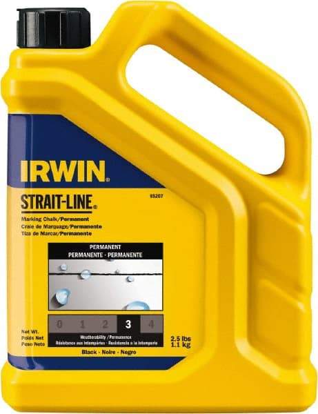 Irwin - 2.5 oz Container Marking Chalk - Black - Exact Industrial Supply