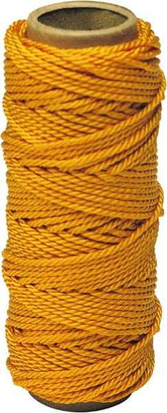 Irwin - #18, Nylon Braided Twine - Orange - Exact Industrial Supply