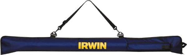 Irwin - 48" Long, Level Soft Case Mount - Blue, Use with Utility Levels - Exact Industrial Supply