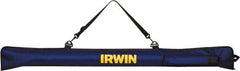 Irwin - 78" Long, Level Soft Case Mount - Blue, Use with Utility Levels - Exact Industrial Supply