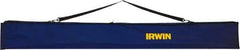 Irwin - 48 to 72" Long, Level Soft Case Mount - Blue, Use with Utility Extendable Levels - Exact Industrial Supply