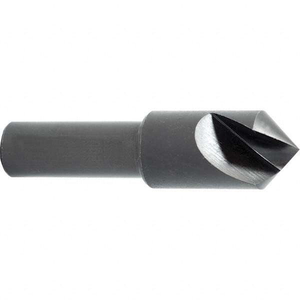 Melin Tool - 1-1/2" Head Diam, 3/4" Shank Diam, 1 Flute 120° High Speed Steel Countersink - Exact Industrial Supply