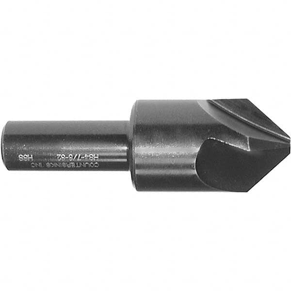 Melin Tool - 1-1/2" Head Diam, 3/4" Shank Diam, 4 Flute 100° High Speed Steel Countersink - Exact Industrial Supply