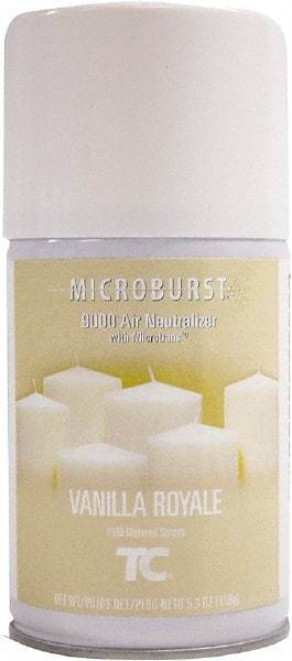 Rubbermaid - 5.3 oz Air Freshener Dispenser Aerosol Refill - Vanilla, Compatible with Microburst 9000 Dispensers - Exact Industrial Supply