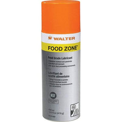 WALTER Surface Technologies - 400 mL Aerosol Penetrant/Lubricant - Light Yellow, 14°F to 356°F, Food Grade - Exact Industrial Supply