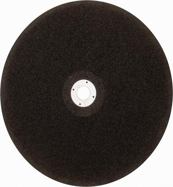 WALTER Surface Technologies - 14" 24 Grit Aluminum Oxide Cutoff Wheel - 1/8" Thick, 1" Arbor, 5,400 Max RPM, Use with Electric & Gas Powered Saws - Exact Industrial Supply
