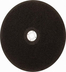WALTER Surface Technologies - 14" 24 Grit Aluminum Oxide Cutoff Wheel - 1/8" Thick, 1" Arbor, 5,400 Max RPM, Use with Electric & Gas Powered Saws - Exact Industrial Supply