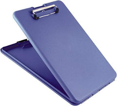 Saunders - 1-1/4" Long x 9-1/2" Wide, Clip Board - Blue - Exact Industrial Supply