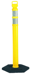 Delineator Yellow with 10lb Base - Exact Industrial Supply