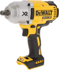 DeWALT - 1/2" Drive 20 Volt Mid-Handle Cordless Impact Wrench & Ratchet - 1,900 RPM, 0 to 2,400 BPM, 700 Ft/Lb Torque, Lithium-Ion Batteries Not Included - Exact Industrial Supply